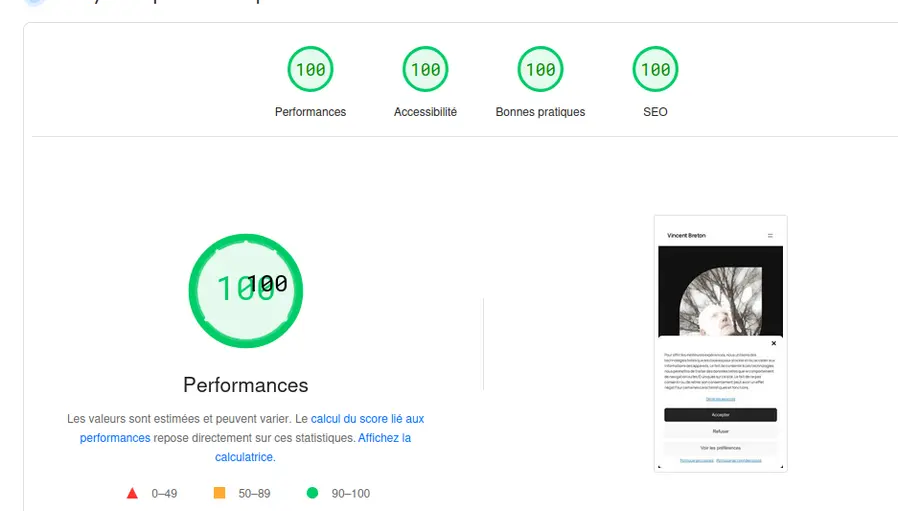 Pagespeed insights