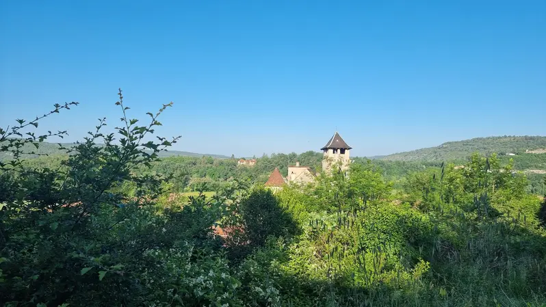 Château vu de loin