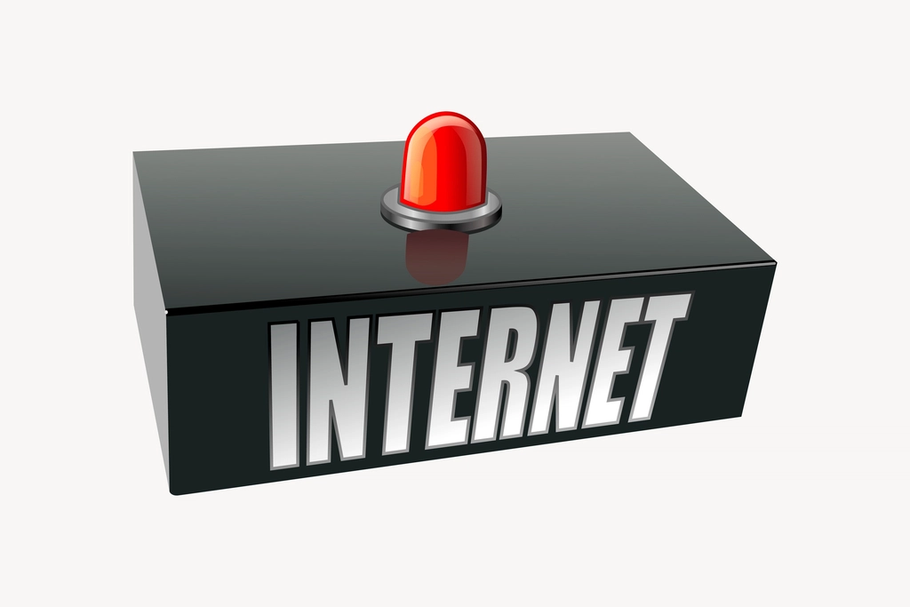 une image libre de droit présente Internet