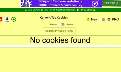 Cookie : résultat recherche cookie avec extension navigateur