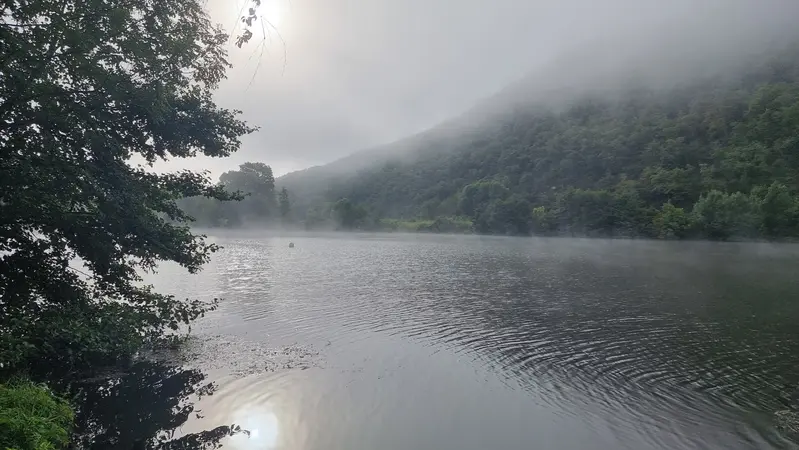 Brume sur le Lot en fin d'été 2025