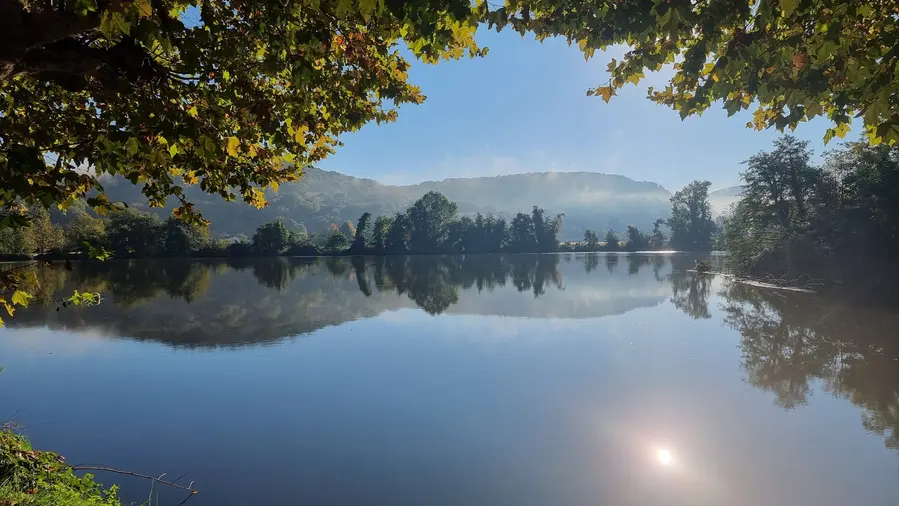 Le plan d'eau de Cajarc