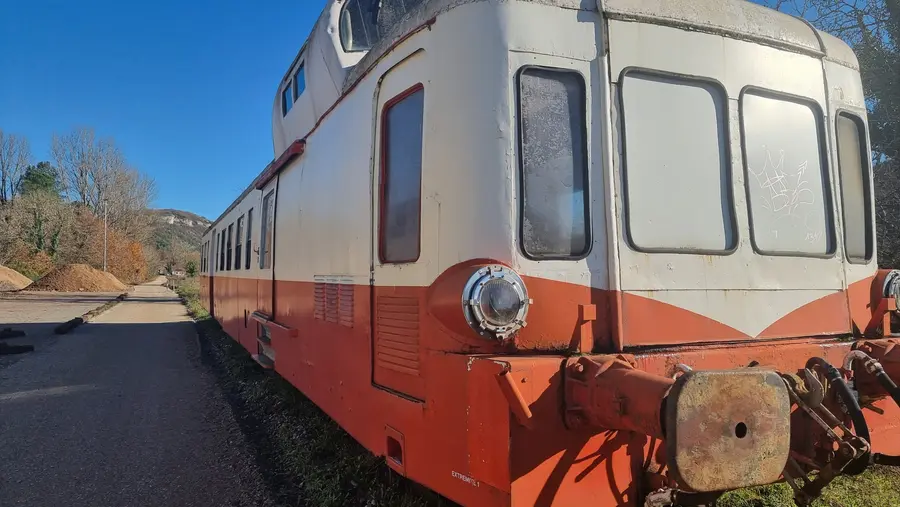 Micheline en gare de Cajarc