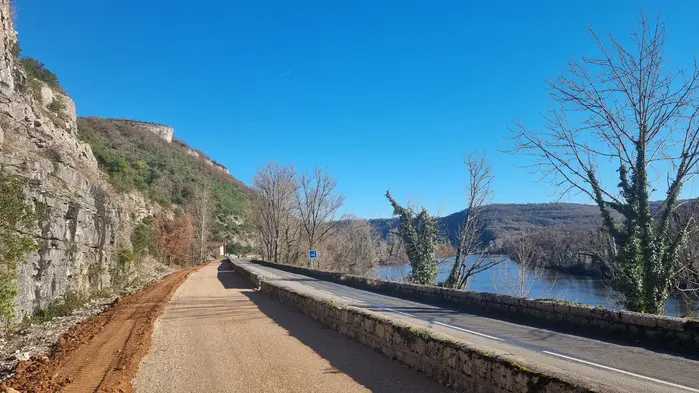 la voie verte près de Cajarc