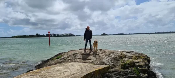 Balade avec Galou et Vincent
