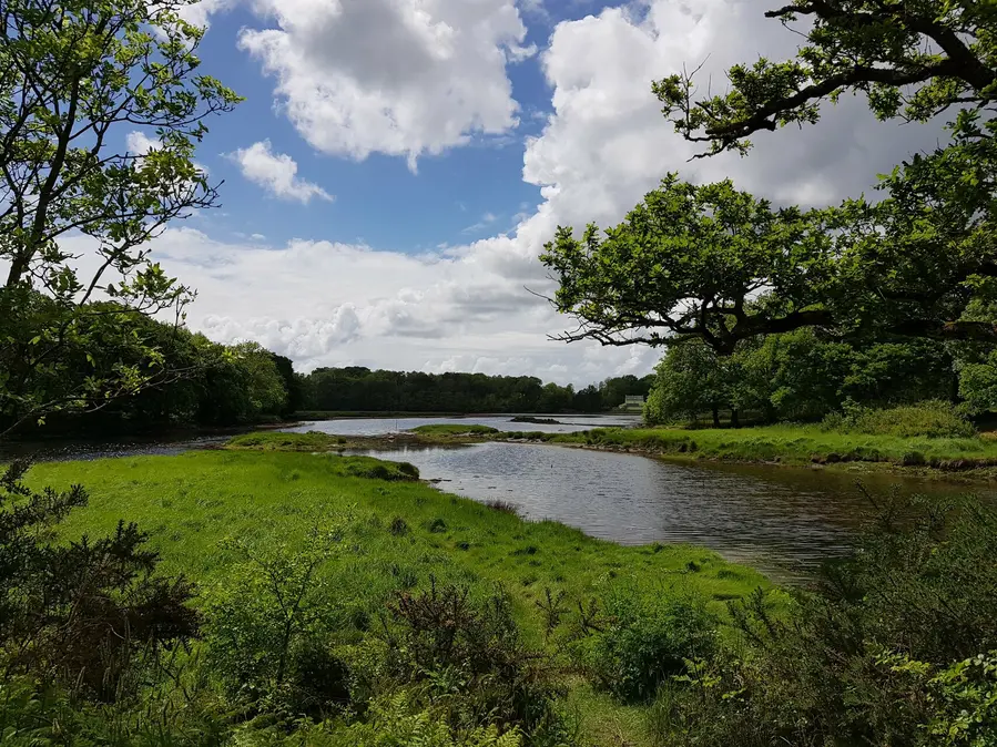 la ria près de Landévant en Bretagne