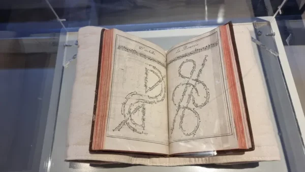 Bourée - une notation de la danse sous forme graphique
