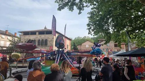 Fête de Figeac dans la vieille ville 