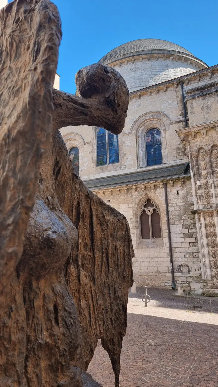 Ange lazaret sculpture de Marc Petit