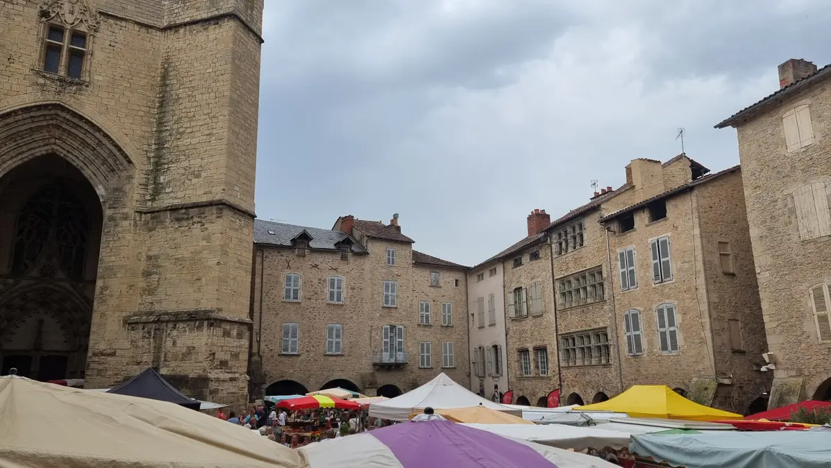 Il a plu au marché !