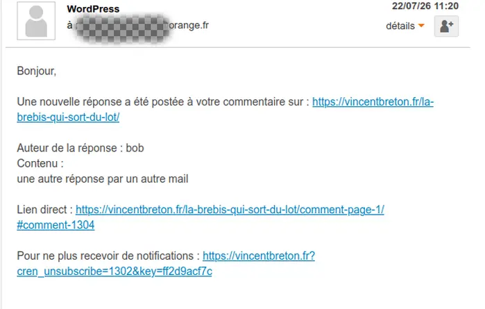 Reponse