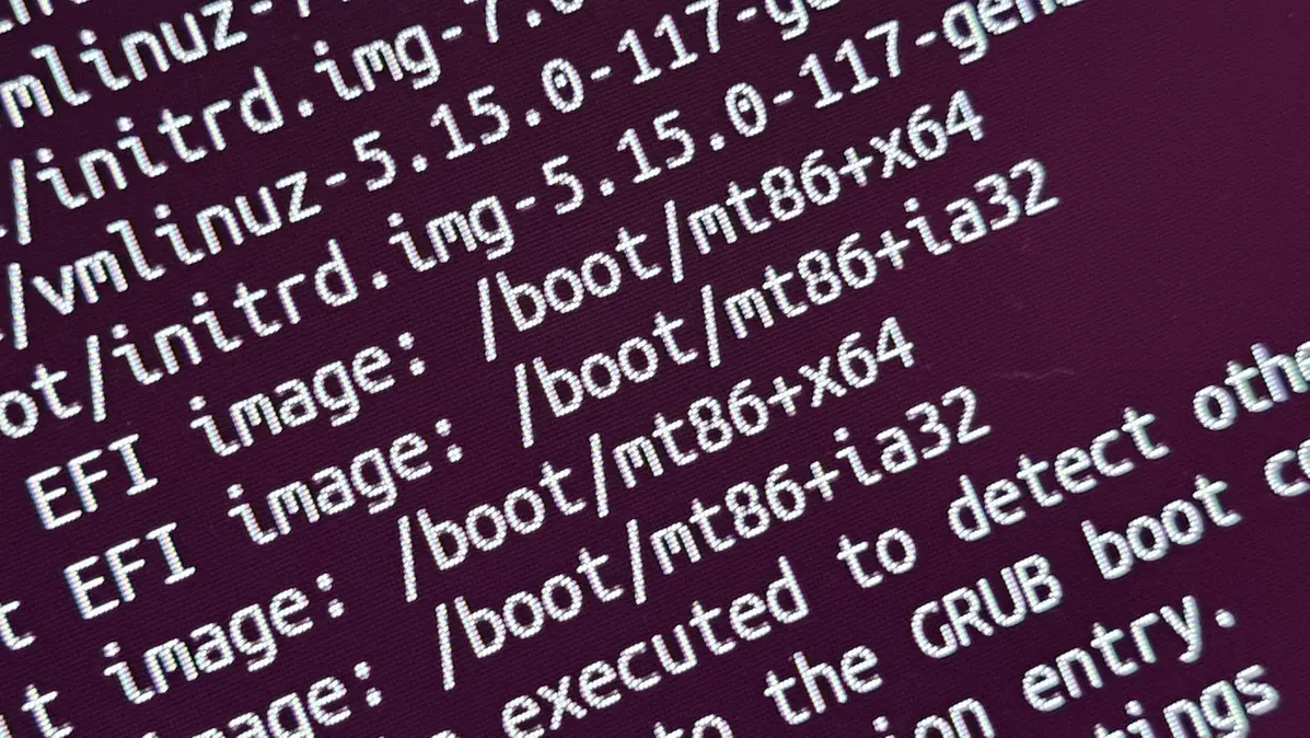 écran du terminal lors d'une mise à jour d'Ubuntu