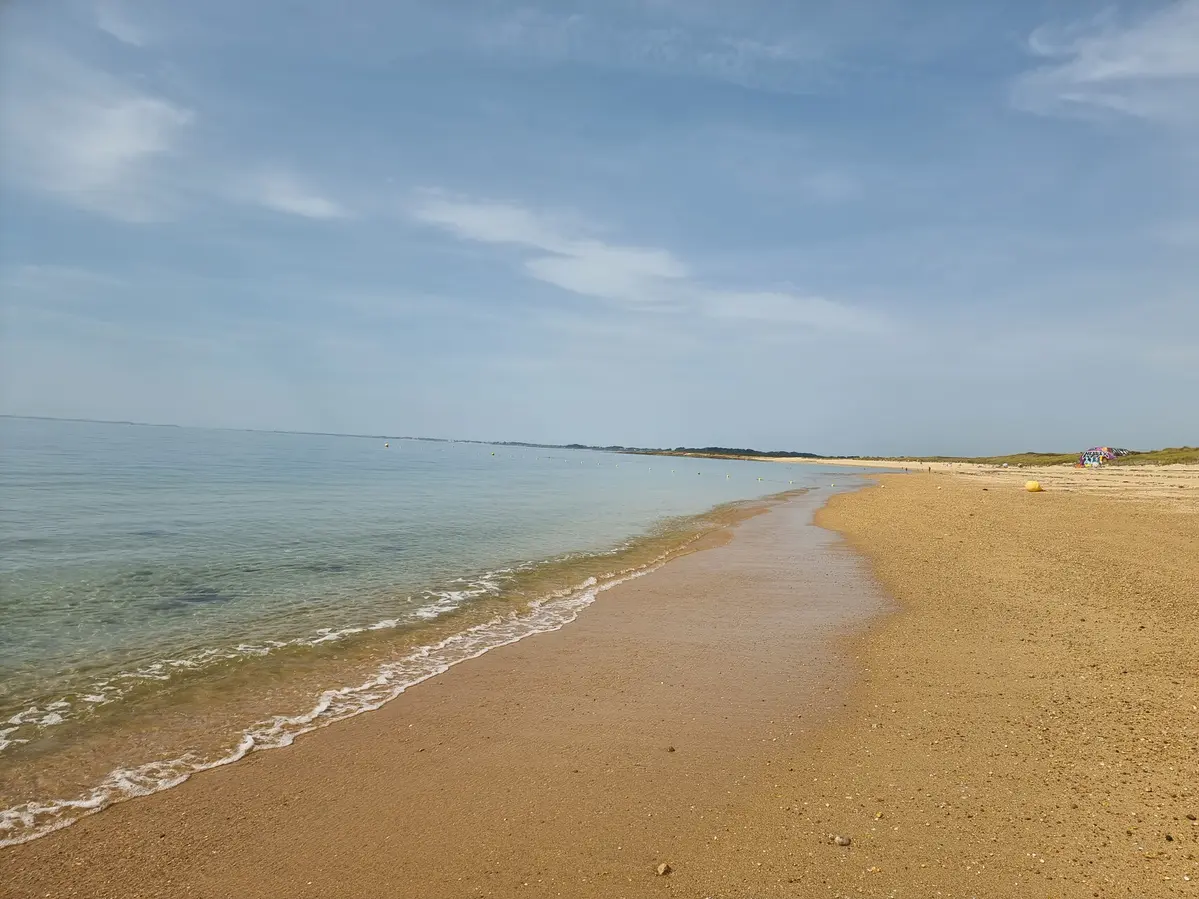 une plage du Morbihan en 2023 du côté de Plouhinec