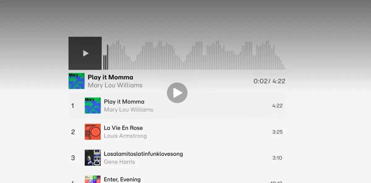 Playlist le nouveau bloc liste de Lecture de WordPress